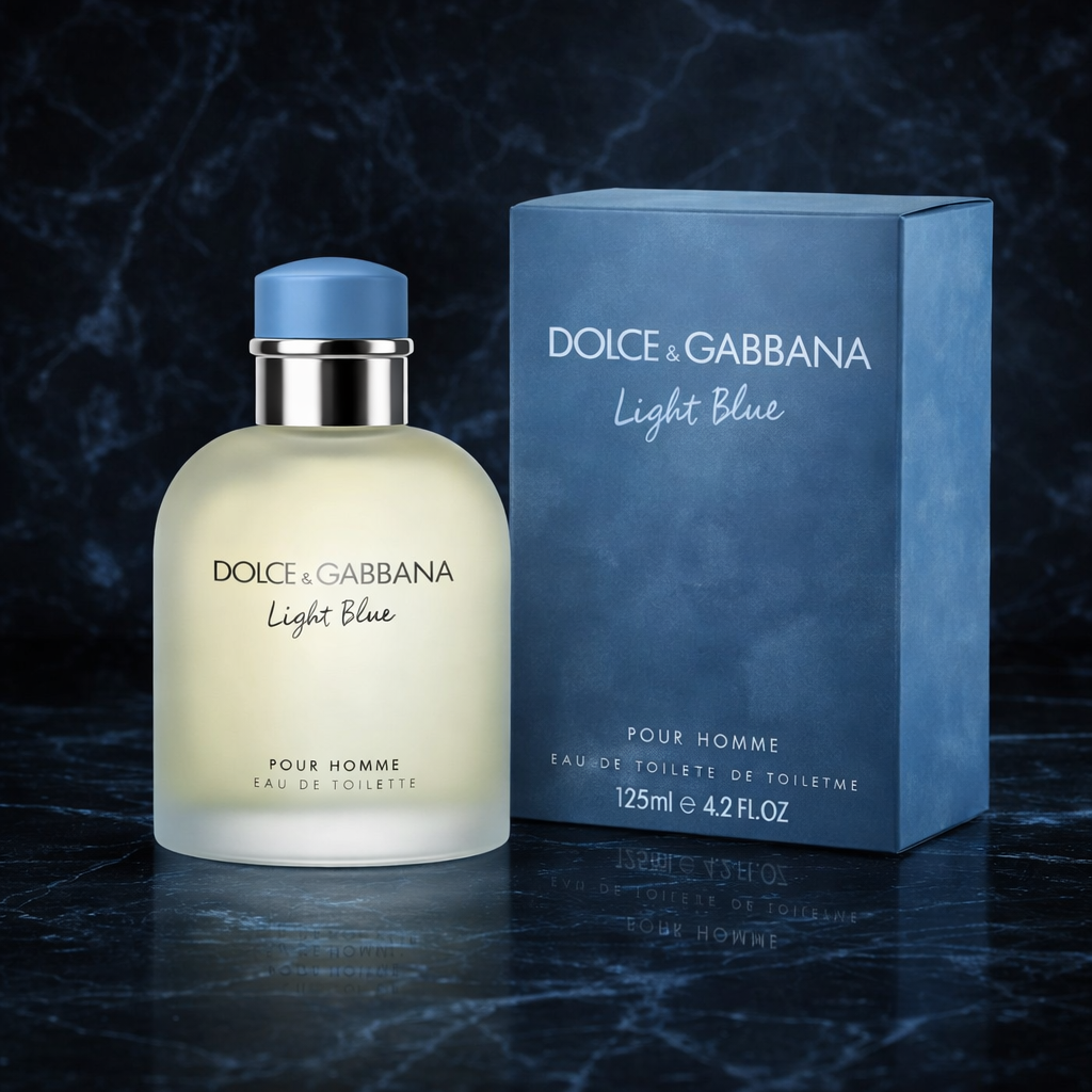 Dolce & Gabbana Light Blue Pour Homme – Eau de Toilette | Frescura Mediterránea y Elegancia Masculina
