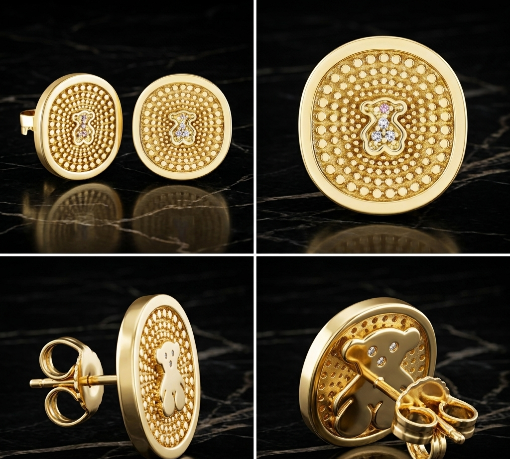Tous Arete Dorado | Brillo Icónico y Elegancia que Enmarca