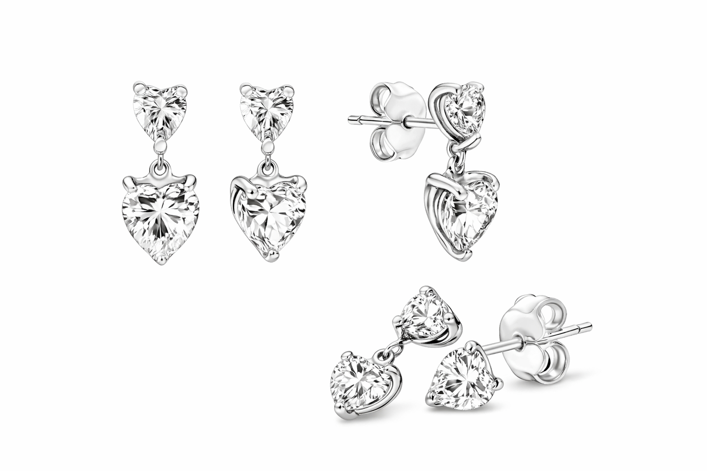 Pandora Aretes de Plata con Circonitas | Brillo Multidimensional y Refinamiento Femenino