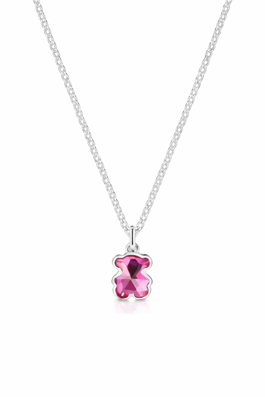 Tous Collar Oso Rosa | Dulzura, Estilo y Sofisticación Icónica en Plata