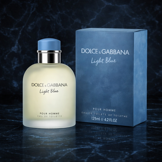 Dolce & Gabbana Light Blue Pour Homme – Eau de Toilette | Frescura Mediterránea y Elegancia Masculina