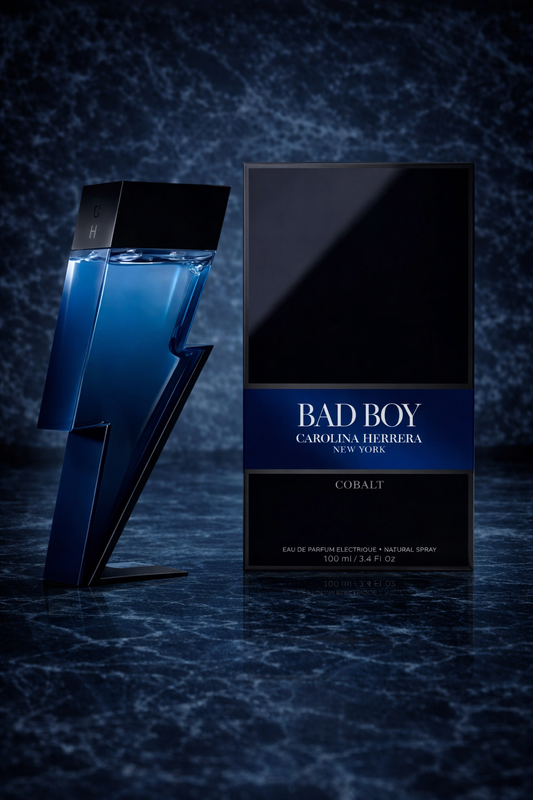 Carolina Herrera Bad Boy Cobalt – Eau de Parfum | Energía Mineral y Masculinidad Audaz