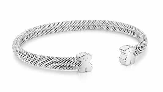 Tous Brazalete de Plata con Osos | Elegancia Moderna, Sofisticada y con Carácter