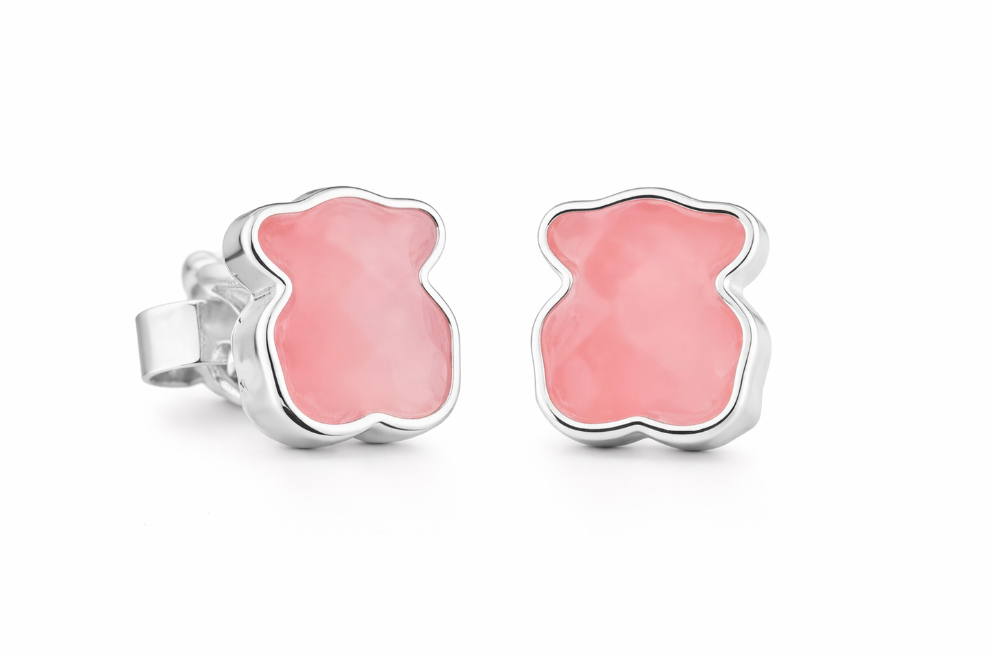 Tous Aretes Oso Rosa 9mm | Delicadeza, Dulzura y Estilo Icónico en Plata