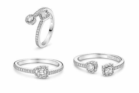 Pandora Anillo de Plata con Diamante | Pureza, Brillo y Elegancia Minimalista
