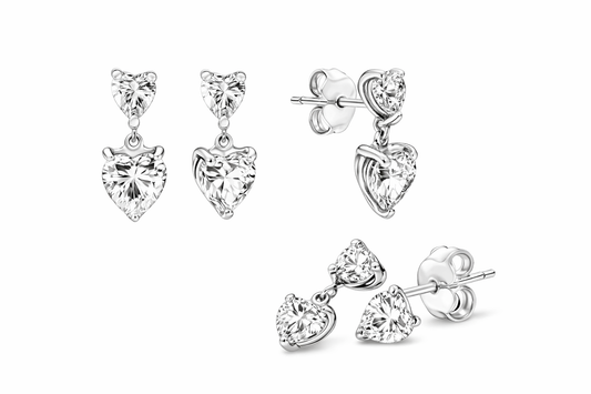 Pandora Aretes de Plata con Circonitas | Brillo Multidimensional y Refinamiento Femenino