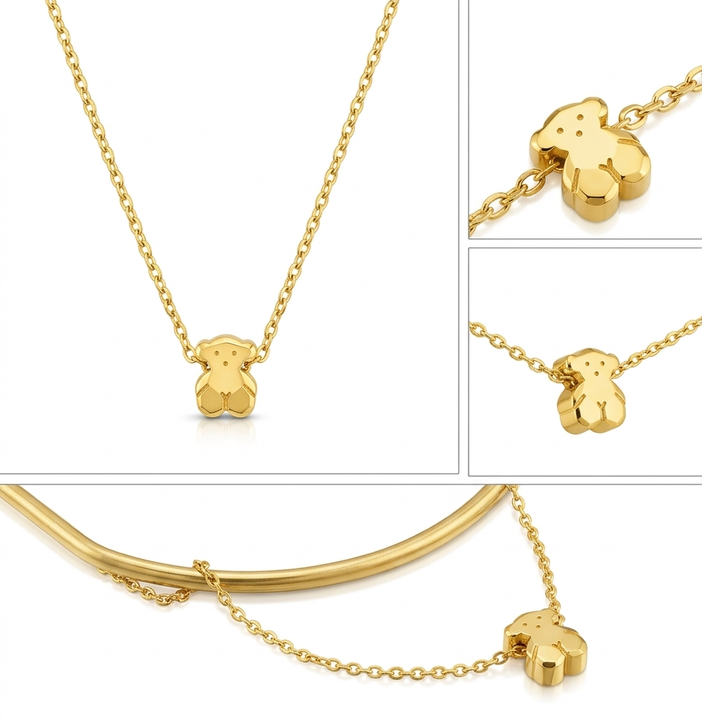 Tous Collar Dorado | Calidez Luminosa y Elegancia Icónica