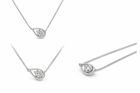 Pandora Collar de Plata con Diamante | La Joya Definitiva de Lujo Atemporal