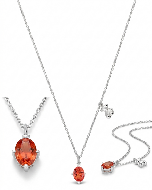Tous Collar con Perla Roja | Pasión, Intensidad y Elegancia Dramática