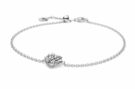 Pandora Pulsera Árbol de la Vida en Plata | Raíces Profundas, Amor Eterno