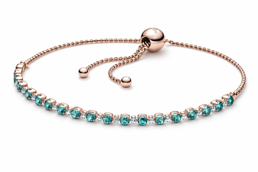 Pandora Pulsera Turquesa con Perlas | Color, Textura y Feminidad Natural