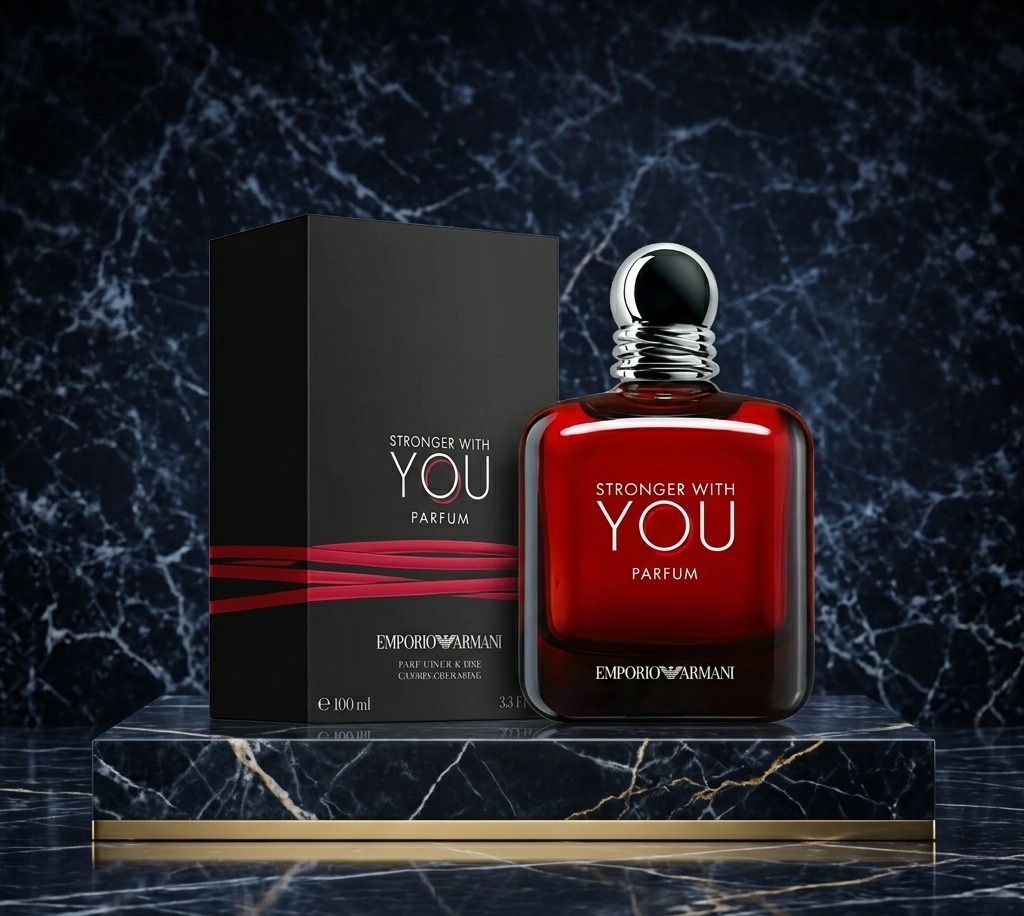 Giorgio Armani Stronger With You – Eau de Toilette | Masculinidad Cálida y Seductora